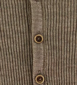 Joha Cardigan - Strik - Uld - Beige Meleret