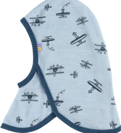 Joha Elefanthue - 1-lags - Uld/Bambus - Lyseblå m. Print