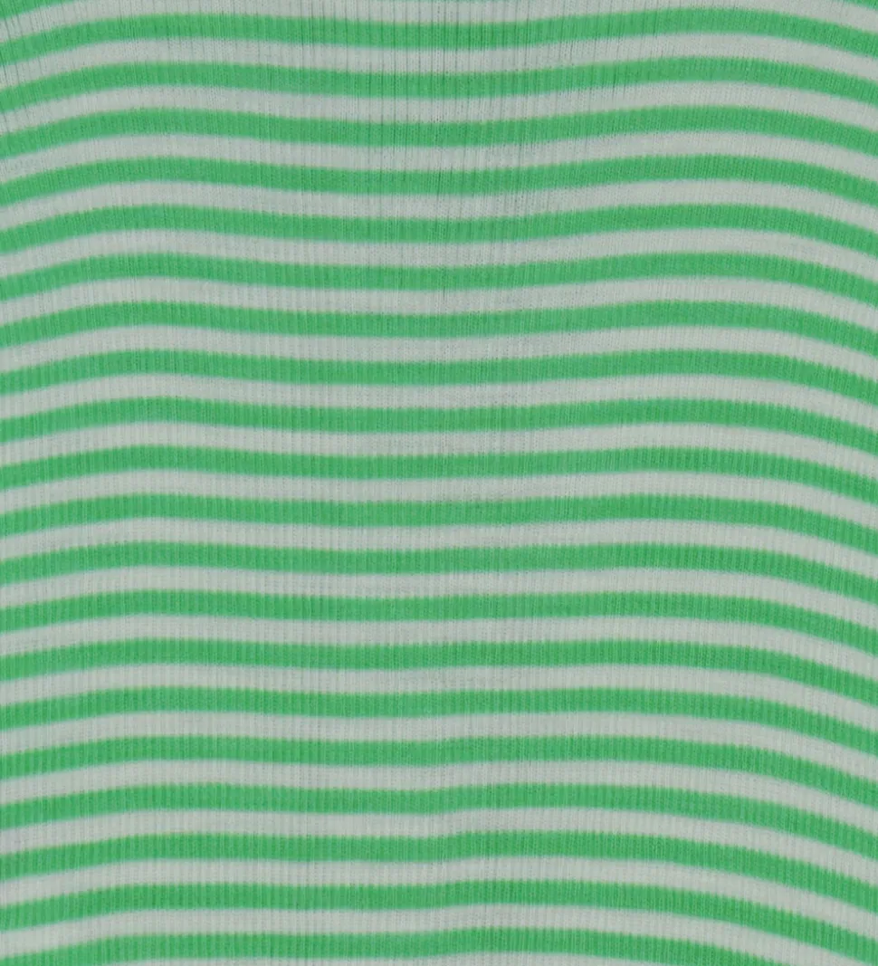 Joha Heldragt - Rib - Uld/Silke - Off White/Grøn