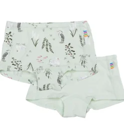 Joha Hipster - 2-pak - Viskose/Bambus - Mynte m. Svane