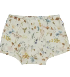 Joha Hipsters - Uld - Off White m. Blomster