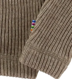 Joha Leggings - Strik - Uld - Beige Meleret