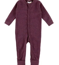 Joha Natdragt - Uld - Rib - Blomme