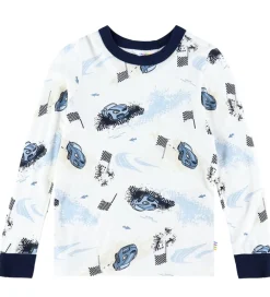 Joha Nattøj - 2 Delt - Bambus - Off White m. Print