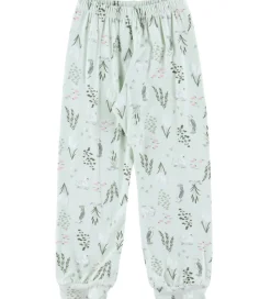 Joha Nattøj - Bambus - Mynte m. Svane