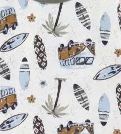 Joha Nattøj - Off White m. Print