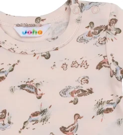 Joha Sommerdragt - Viskose/Bambus - Lyserød m. Ænder