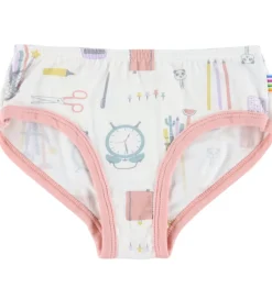 Joha Trusser - Viskose/Bambus - Off White m. Print