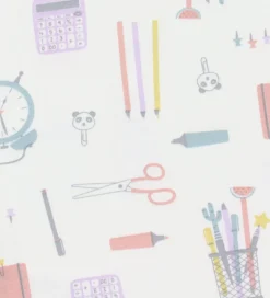 Joha Trusser - Viskose/Bambus - Off White m. Print