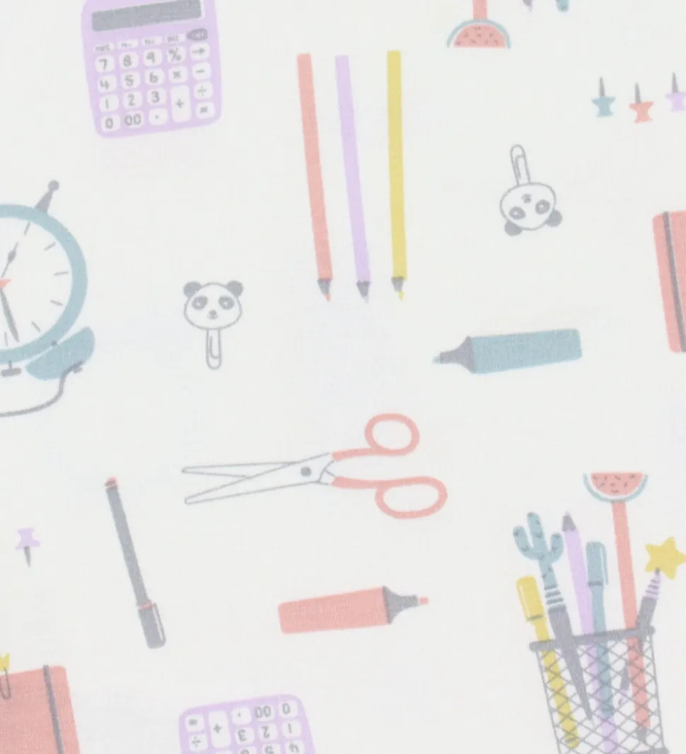 Joha Trusser - Viskose/Bambus - Off White m. Print