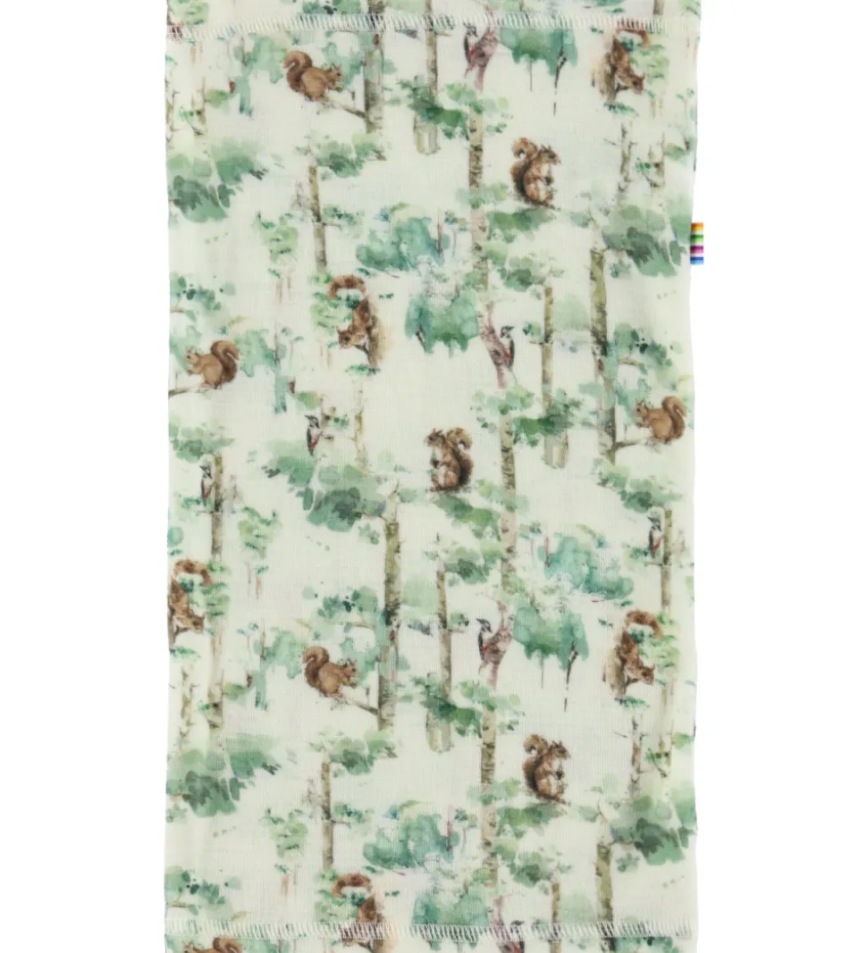 Joha Tube - Uld - Off White m. Træer