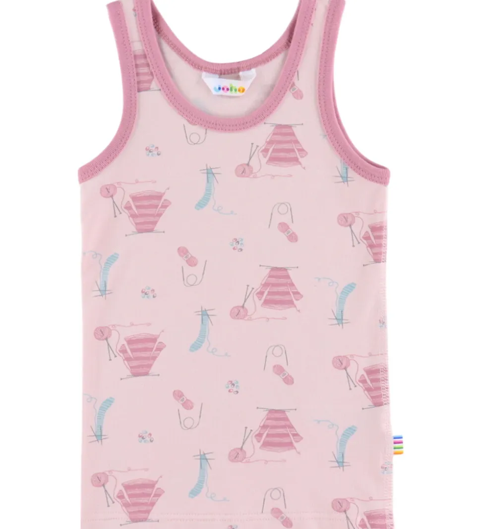 Joha Undertrøje - Lyserød m. Print