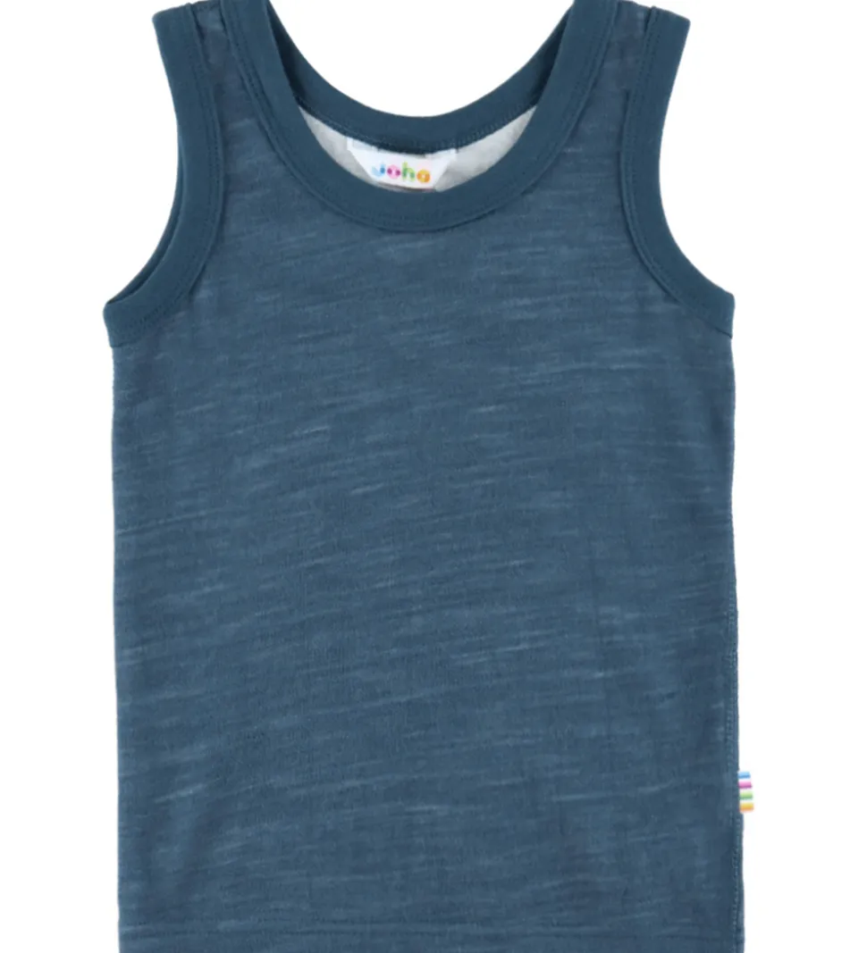 Joha Undertrøje - Uld/Bambus - Dark Denim