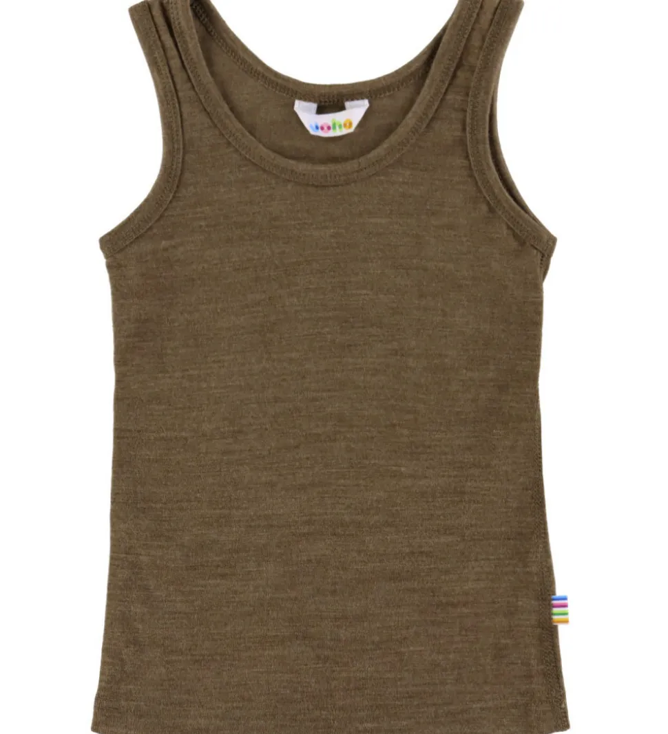 Joha Undertrøje - Uld/Silke - Brun Meleret