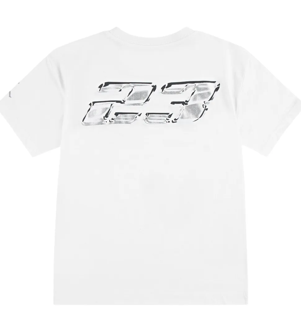 Jordan T-shirt - Hvid m. Sølv