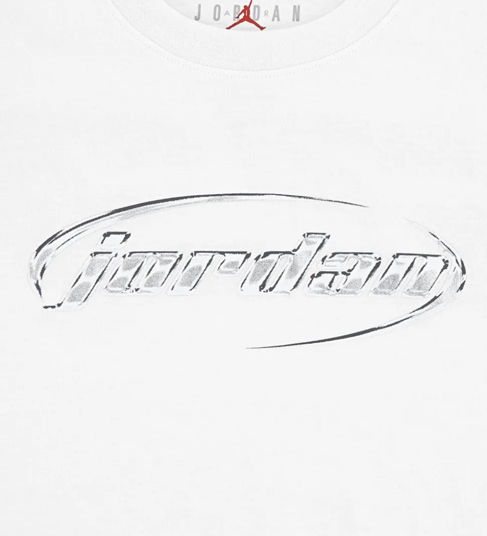 Jordan T-shirt - Hvid m. Sølv