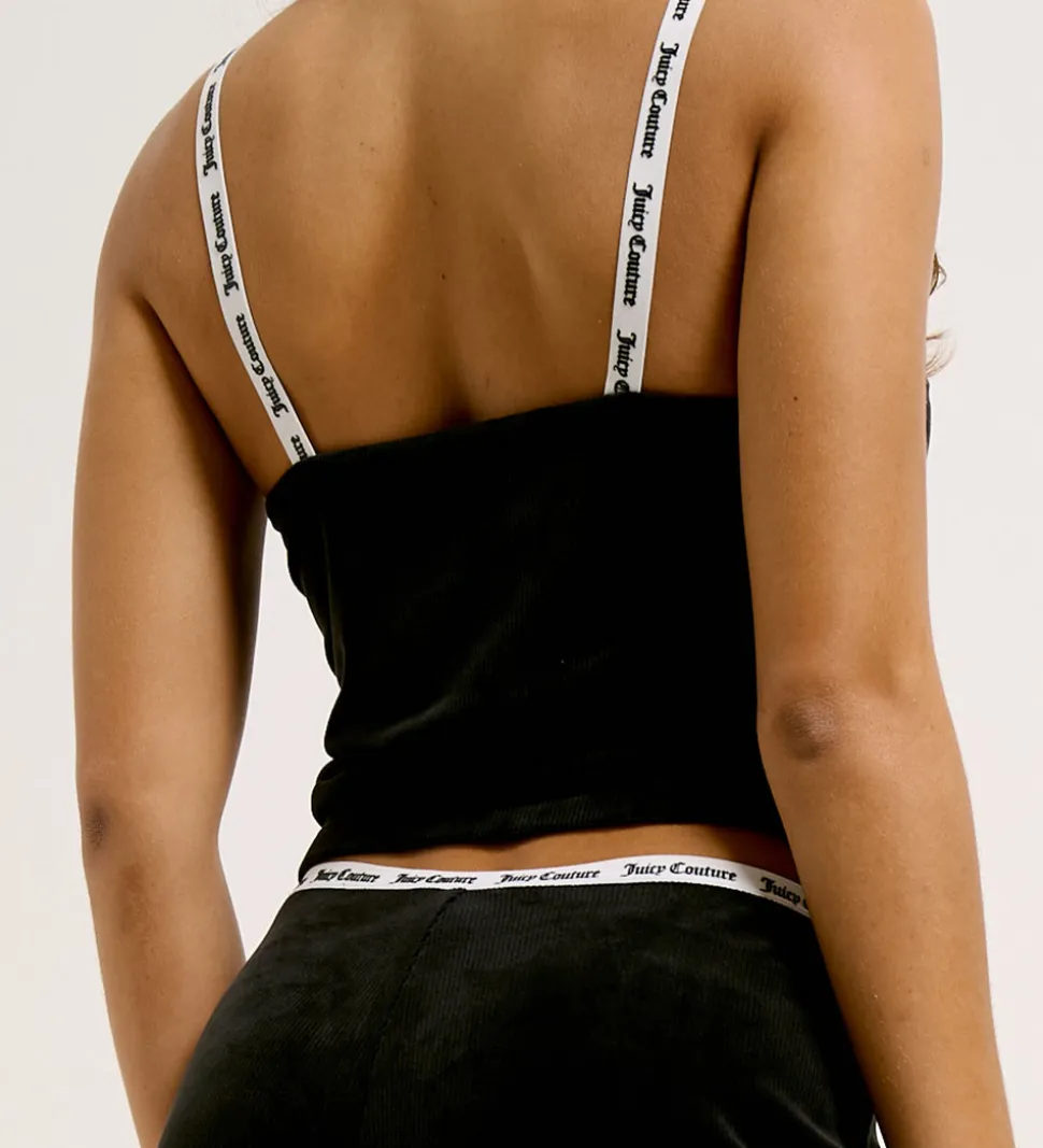 Juicy Couture Top - Fløjl - Elina - Sort