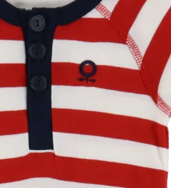 Katvig Heldragt - Rød/Hvidstribet