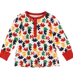 Katvig Nattøj - Hvid m. Puslespil