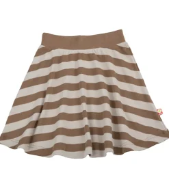 Katvig Nederdel - Brun/Beige Stribet