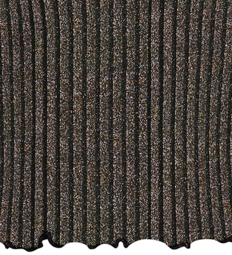 Kids Only Bluse - KogQueen - Black/Lurex Light Gold/Silver