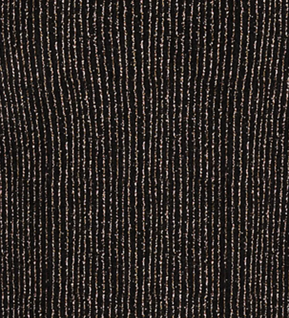 Kids Only Bluse - KogQueen - Black/Lurex Rose Gold/Stripe