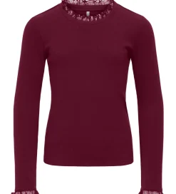 Kids Only Bluse - Rib - KogLeslie - Cabernet