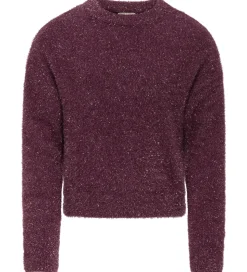 Kids Only Bluse - Strik - KogPiumo - Rose Wine/Rose Wine Glitter