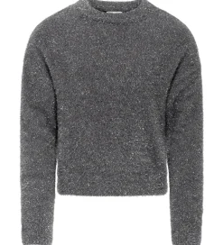 Kids Only Bluse - Strik - KogPiumo - Black/Silver Glitter