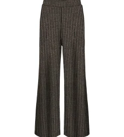 Kids Only Bukser - KogQueen - Black/Lurex Light Gold/Silver