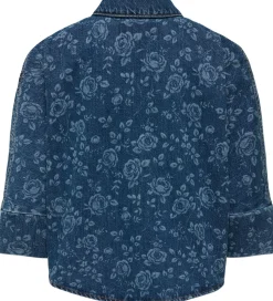 Kids Only Denimjakke - KogGrace - Medium Blue Denim/Rose