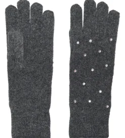 Kids Only Hansker - Strik - KogChyna - Dark Grey Melange/Rhinest