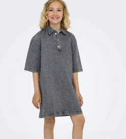 Kids Only Kjole - Denim - KogGry - Grå