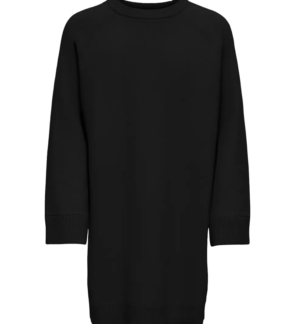 Kids Only Kjole - Strik - Viskoseblanding - KogKelly - Black