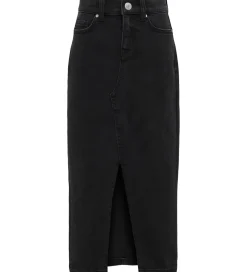 Kids Only Nederdel - Denim - Midi - KogSiri - Washed Black