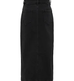 Kids Only Nederdel - Denim - Midi - KogSiri - Washed Black