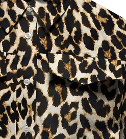 Kids Only Skjorte - Cropped - KogClara - Black/With Clara Leo