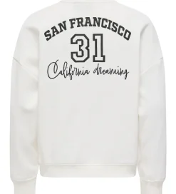 Kids Only Sweatshirt - KogBila - Egret/Sport