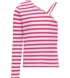 Kids Only Top - KogNella - Cloud Dancer/StripesRaspberry Rose