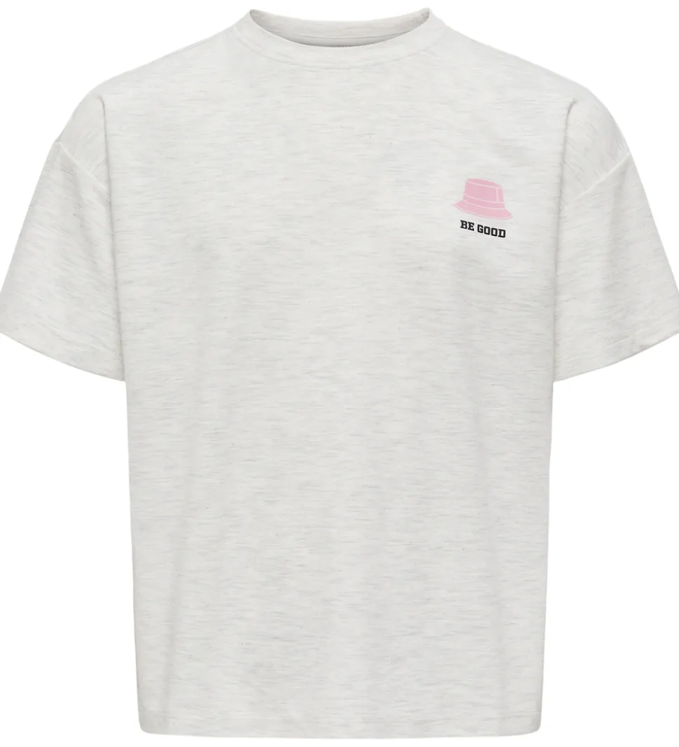 Kids Only T-Shirt - Noos - KogBillie - Light Grey Melange/Collag
