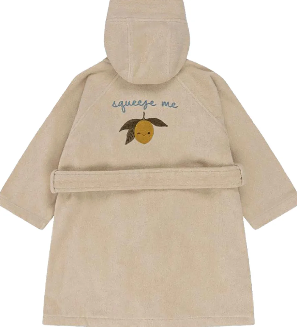 Konges Sløjd Badekåbe m. Broderi - Terry - Lemon
