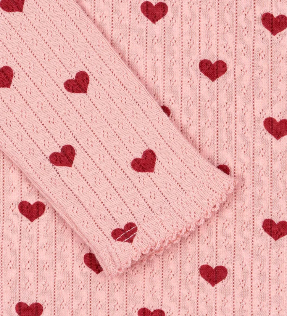 Konges Sløjd Bluse - Minnie - Amour Rouge m. Hulmønster