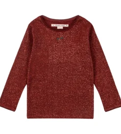 Konges Sløjd Bluse - Roli - Red Dahlia m. Glimmer