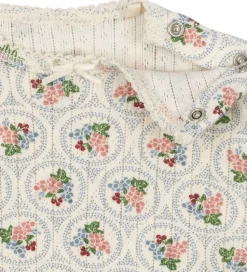 Konges Sløjd Body l/æ - Minnie - Verona Blues m. Hulmønster