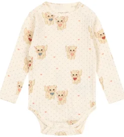 Konges Sløjd Body l/æ - Minnie - Miao Amore m. Hulmønster