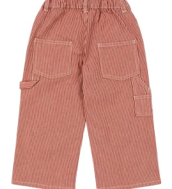 Konges Sløjd Bukser - Denim - Luc - Milk Rouge Stripe