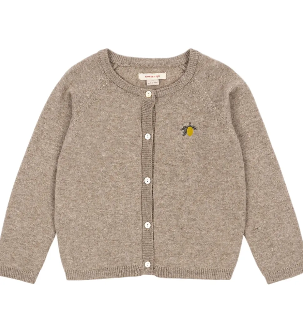 Konges Sløjd Cardigan - Uld - Strik - Mattou - Lysebrun