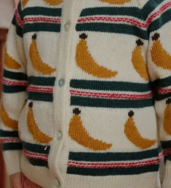 Konges Sløjd Cardigan - Uld/Polyamid - Billi - Banana