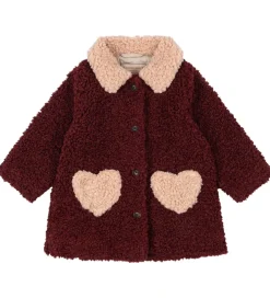 Konges Sløjd Fleecefrakke - Teddy - Calin - Cabernet