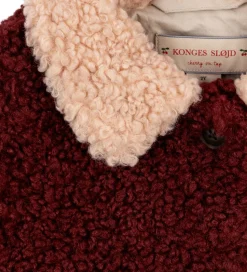 Konges Sløjd Fleecefrakke - Teddy - Calin - Cabernet